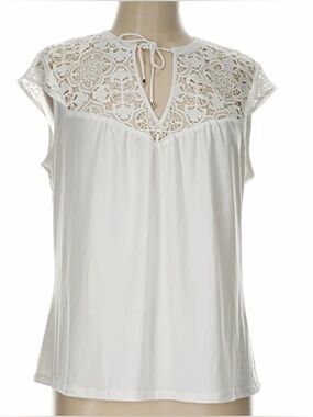 White House black Market lace blouse size small